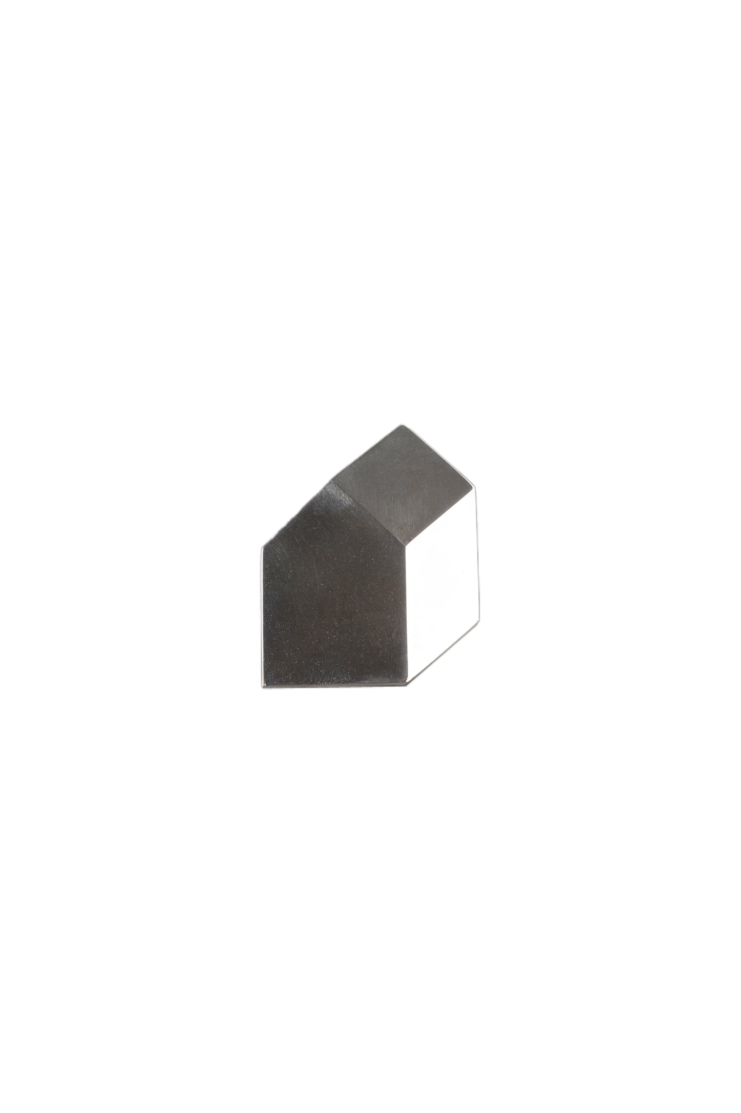 Stylish silver geometric earrings with an architectural design, crafted from high-quality silver to add a sophisticated edge to any ensemble.