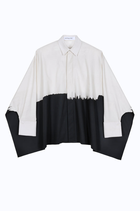 Painted Shirt – Oversized Kimono Cotton Shirt