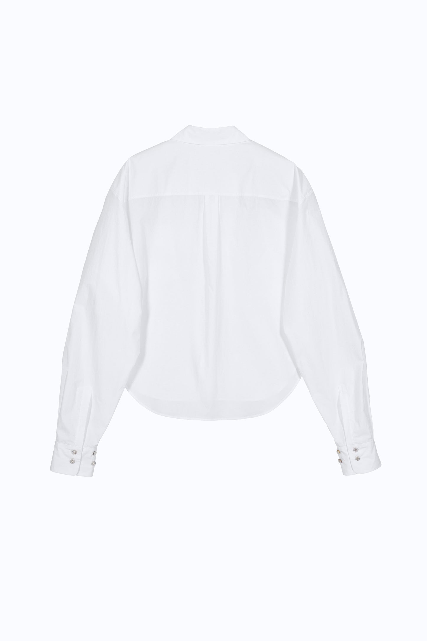 Oversized Shirt – Sculptural Cotton Shirting
