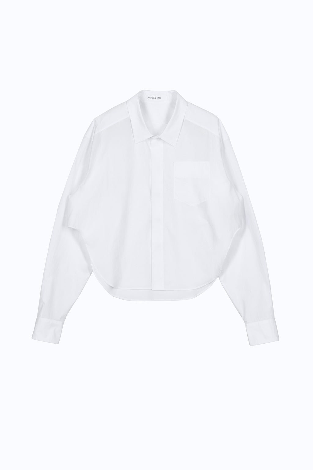 Oversized Shirt – Sculptural Cotton Shirting