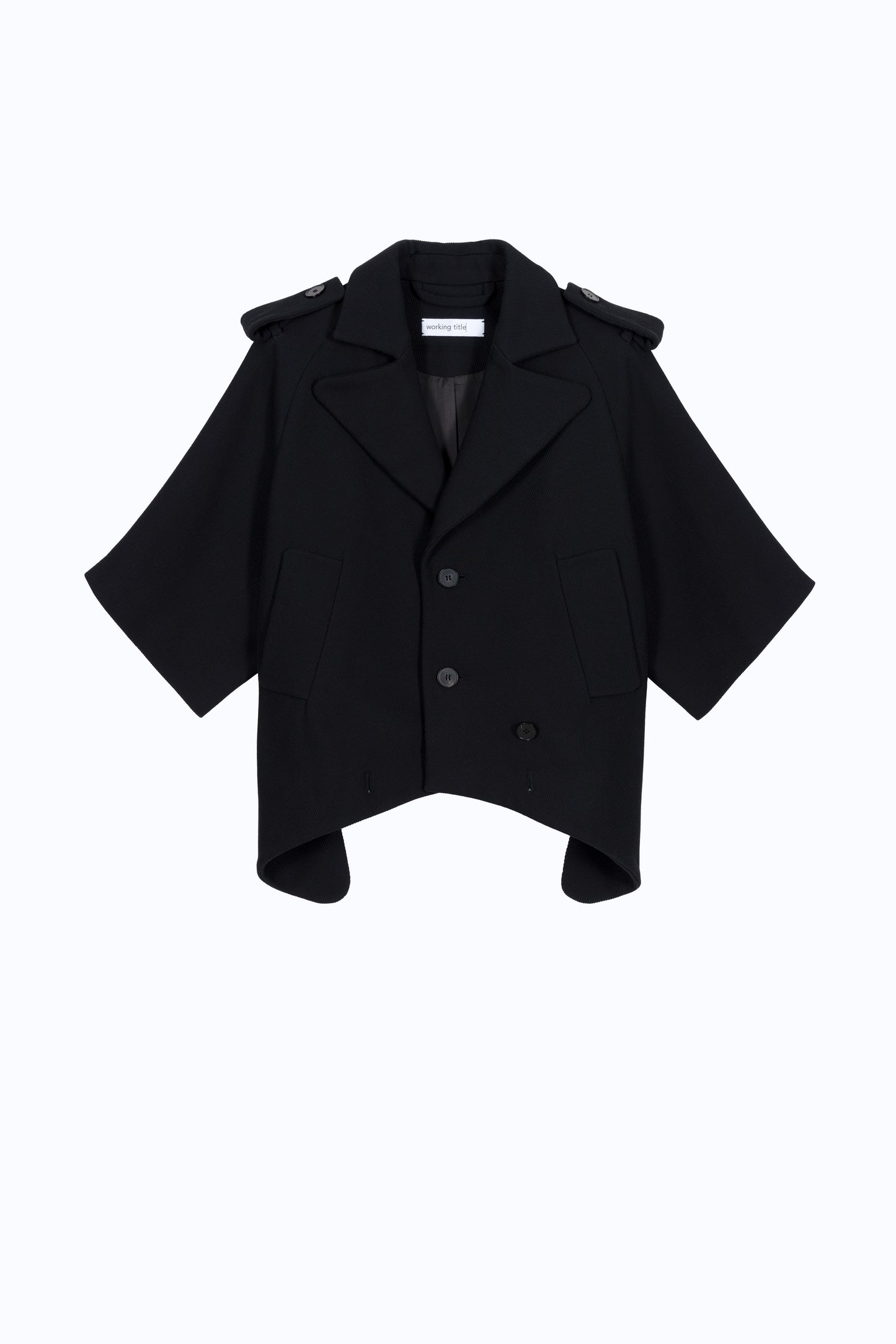 Shortsleeved Two Collar Jacket