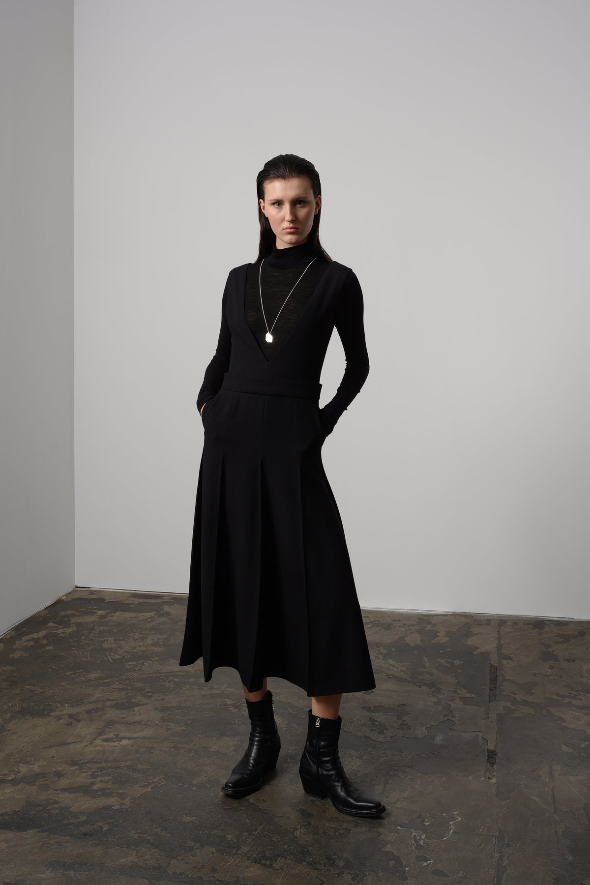 Deep V Dress